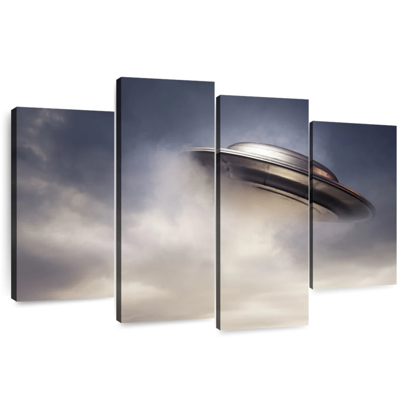 Kelan Flying UFO, 54'' H x 84'' W
