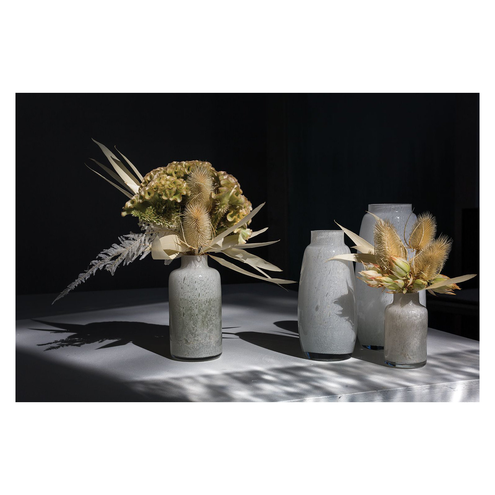 7.25'' Handmade Glass Table Vase