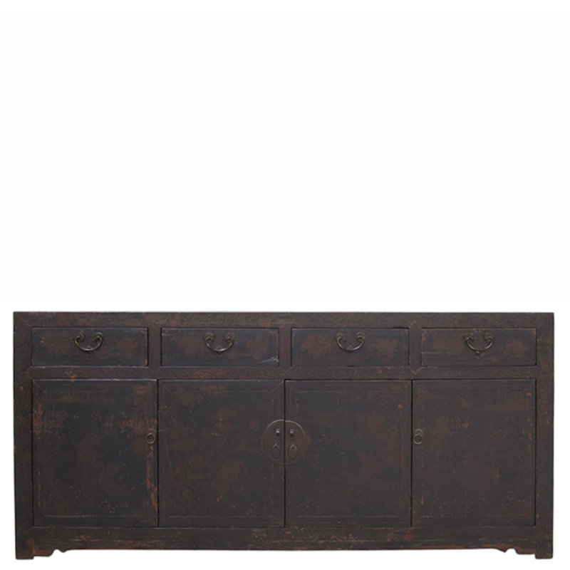 75.2 in. W Solid Wood Sideboard