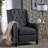 Tufted Recliner Classic Fabric Push Back Chair-506667183