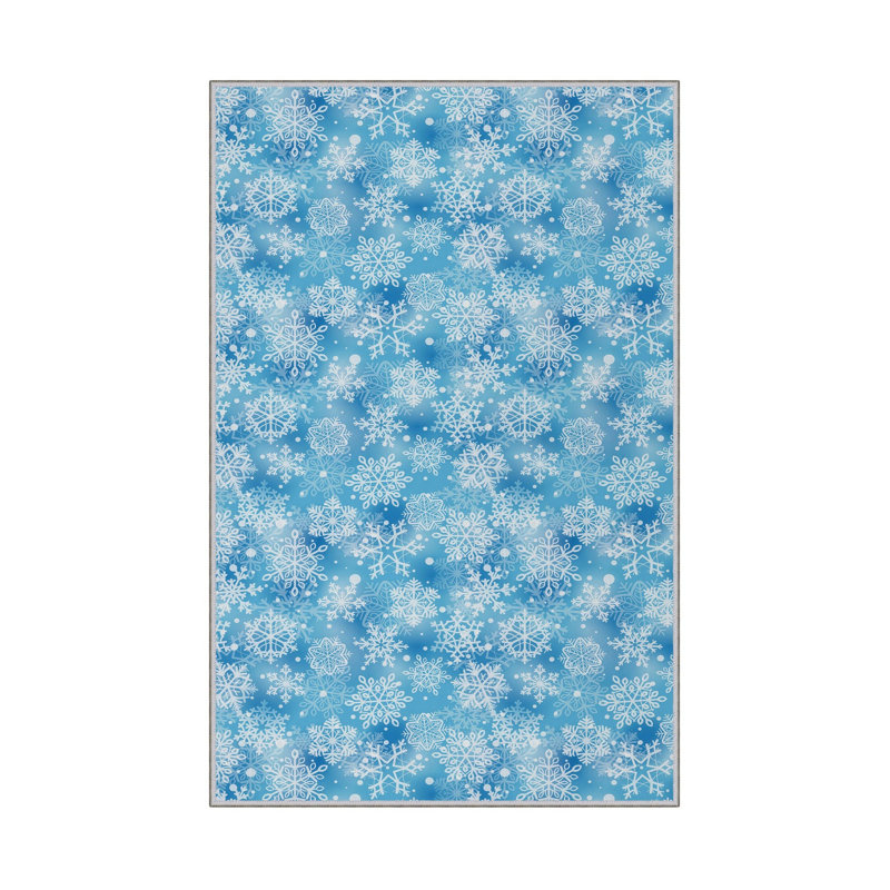 Antibacterial Hall Carpet (2.6 x 6.6 Ft) | 100% Polyester, 0.4 in Pile Height | Non-Slip PVC Dot Underside, Machine Washable | 3D Digital Printing, Durable & Stylish for Entryways, Living Rooms & More