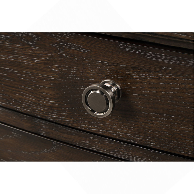 Commode antique brun avec tiroirs en cèdre