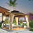 12' W x 12' D Hardtop Gazebo, Double Galvanized Steel Roof & Aluminum Frame for Hot Tub, Deck, Backyard-128908207-128908213