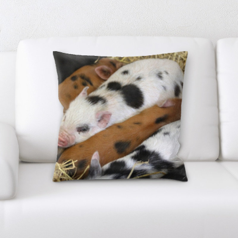 Microsuede Reversible Throw Pillow