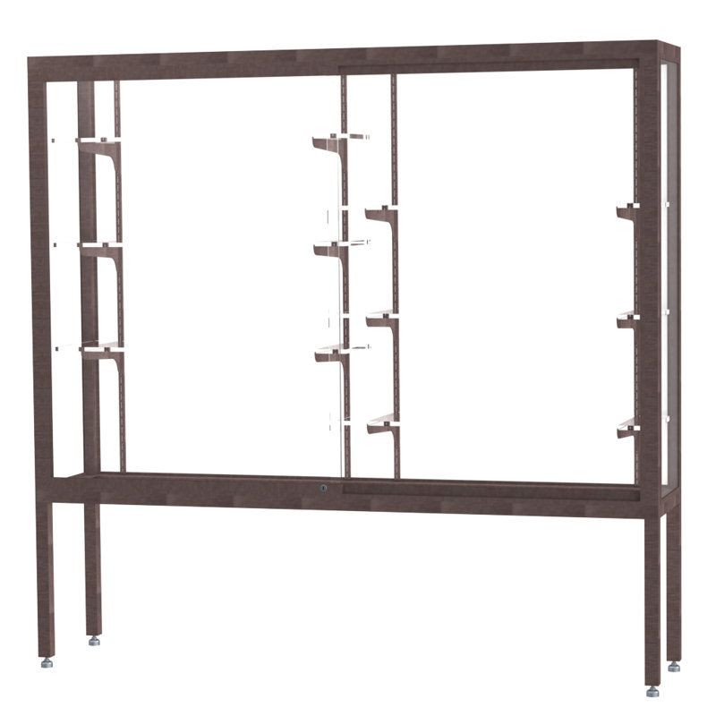 Challenger Series 66'' H Metal, White Laminate, Satin, 66" H x 72" W x 16" D