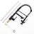 Black And Nickel Kitchen Faucet With Pull Down - Single Handle, Hot Cold Flow, Corrosion , Modern Sink Supply, Stain Tap