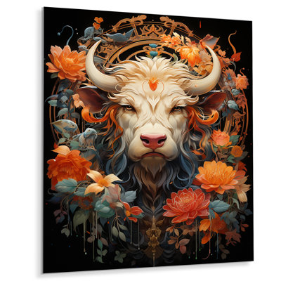 «China China Zodiac», reproduction d'art sur métal animaux