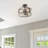 Barthelmess Glass Semi Flush Mount