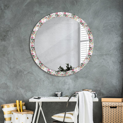 Huldar Glass Flat Wall Mirror