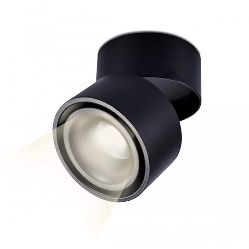 River Ridge 10cm 1 -Light Track Kit, Black