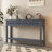 Tarsita Rustic Entryway Console Table Long Sofa Table with Drawers and Bottom Shelf Entryway Table-1560343002