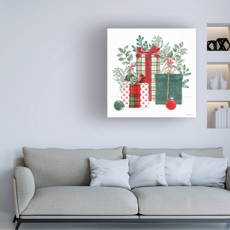  Beth Beth Classic Christmas II, art mural sur toile, H 14 po x l 14 po