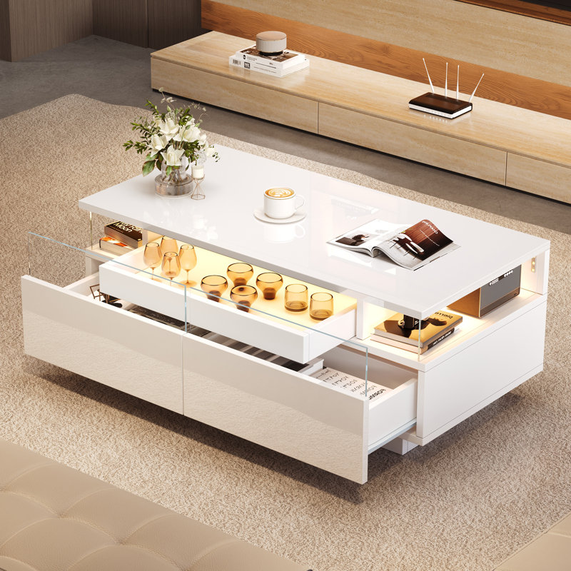 Frame Coffee Table with Storage
