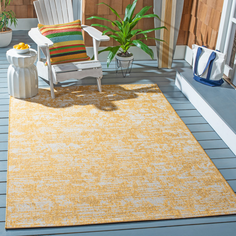 Mascorro Performance Abstract Indoor/Outdoor Area Rug, Rectangle 8' x 10'