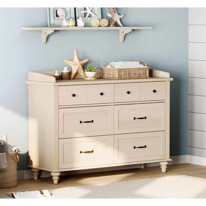 Scarlett Kids 6 - Drawer Dresser, Beige