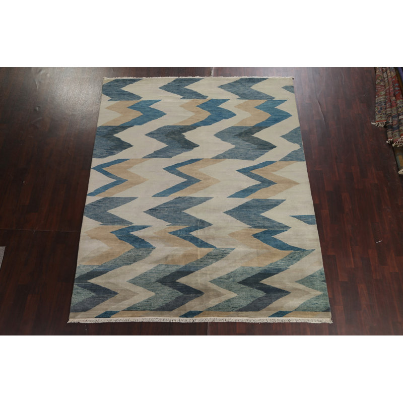 Tapis oriental en laine noué à la main Kelisha 8 x 10