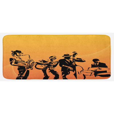 Tapis de cuisine jazz music