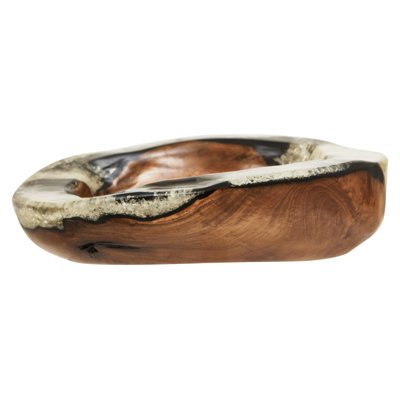Solid Wood Decorative Bowl