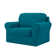 Elastic Textured Grid Separate Box Cushion Arm Chair Slipcover