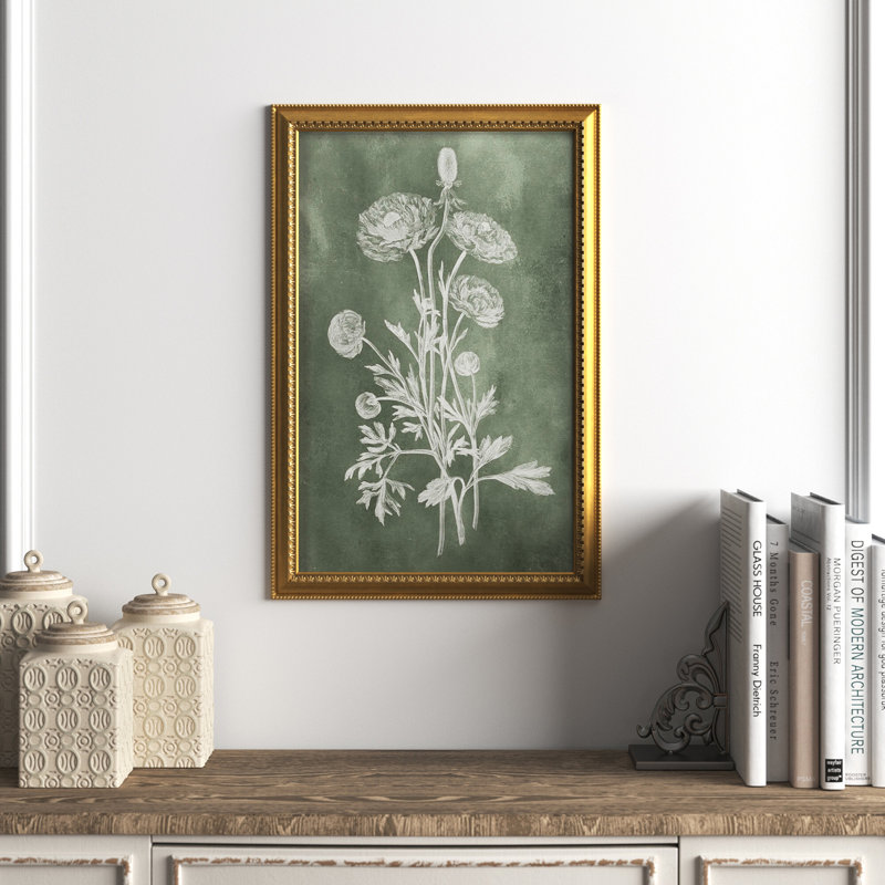 «Sage Impressions I», toile encadrée de qualité supérieure - prête à être accrochée, H 27 po x l 18 po x P 1 po