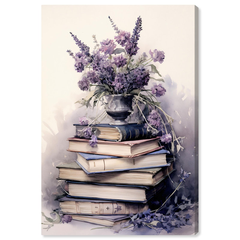 Lavender Scent Time Gallery Wrapped Canvas Wall Art
