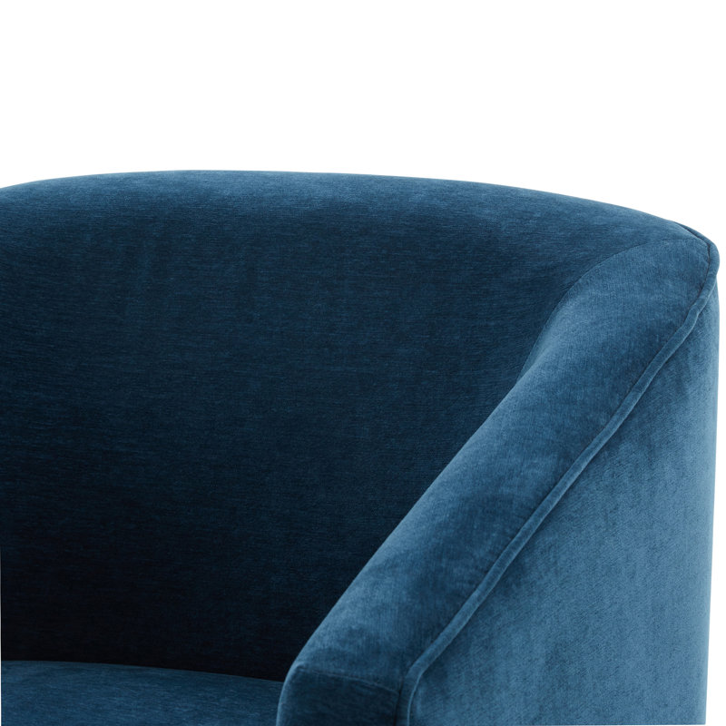 Chaise pivotante à jupe, Blue
