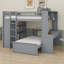 Lit superposé avec lit autonome, tablettes, bureau et garde-robe-1121744790-1136472040