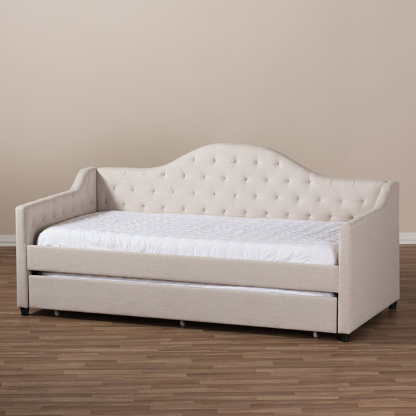 Darby Home Co Freddie Upholstered Daybed with Trundle & Reviews | Wayfair