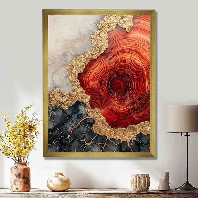 Gentas - impressions sur toile de paysages, 40" H x 30" W, Reproduction encadrée d'une seule photo, Gold