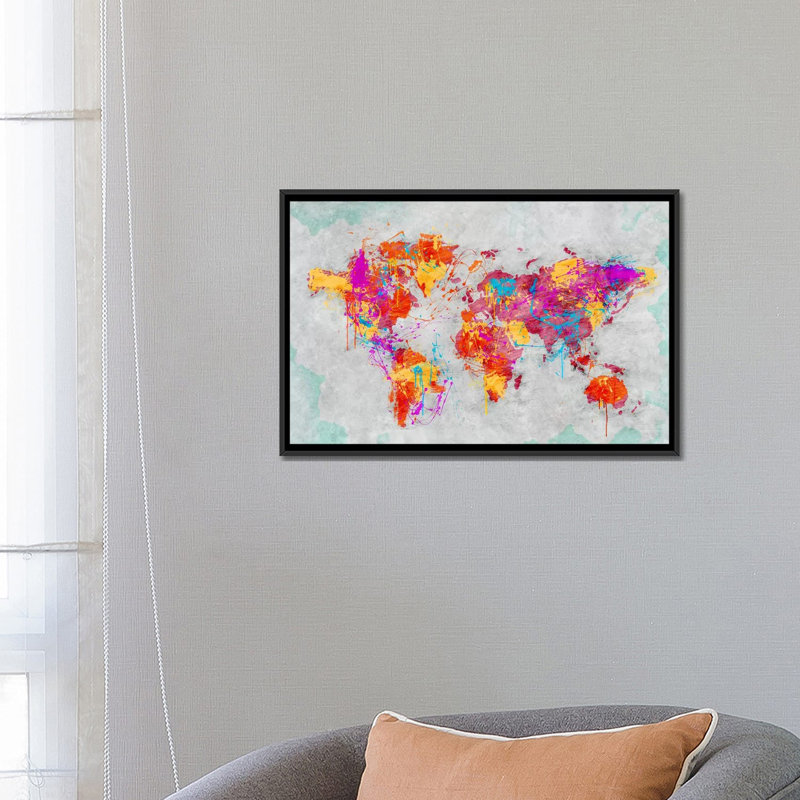 TPJ1013, "Mère terre qui pleure" par Maximilian San, impression sur toile tendue, H 40 po x l 60 po x P 1,5 po, Pas de tapis