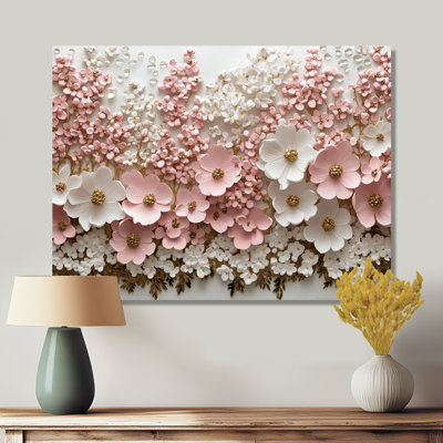 Cream Morning Collage Of Dogwood Trees I - Dogwood Wall Art