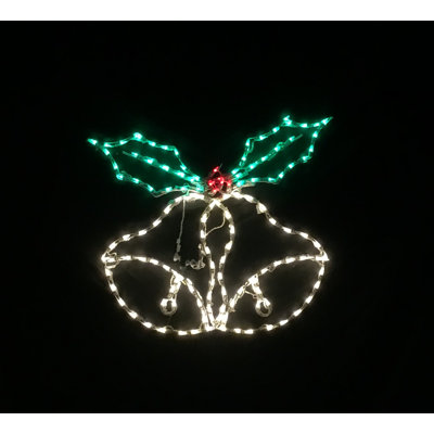 Animated Bell Christmas Holiday Lighted Display