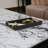 Baidy Hand-Finished Faux Shagreen Rectangular Serving Tray-1205077590