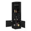 Armoire de bar à 2 tablettes Black 8 - Style mobilier contemporain