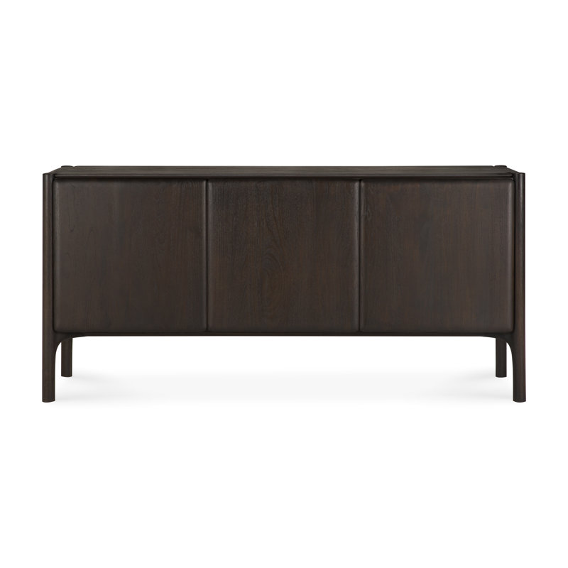 Pi 69'' W Solid Wood Sideboard, Teak Dark Brown