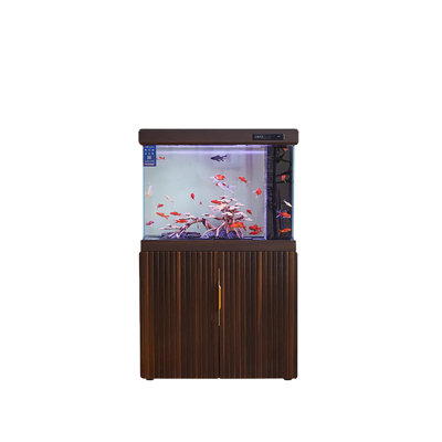 39.37"New Chinese-style brown-bottomed floor-standing water tank with filter