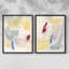 Palette Expression I - impression encadrée de qualité supérieure - prête à être accrochée - aucun clou requis - aucun clou requis-1908918294-1908918299