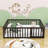 Guerriero Wooden Daybed Frame with Fence-1236834003-1236834005