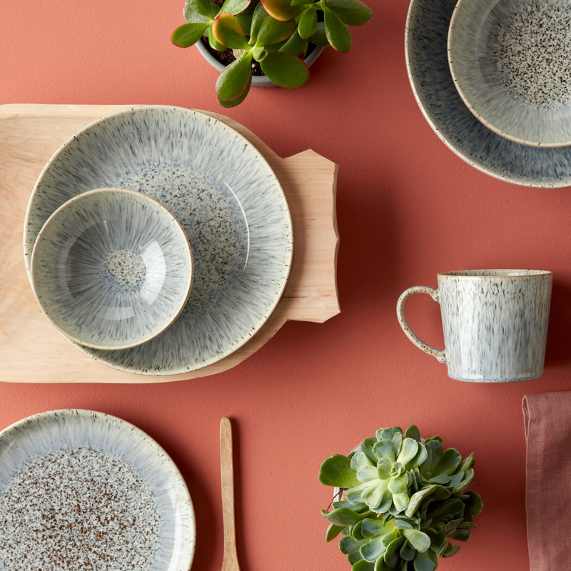 Halo Speckle Set Of 4 Rice Bowls