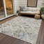 Machine Washable Indoor/Outdoor Christain ACN1330 Ivory 8' x 8' Round Rug-102631374