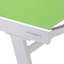Chaise longue d'extérieur en aluminium avec foyer et table d'appoint-88151388
