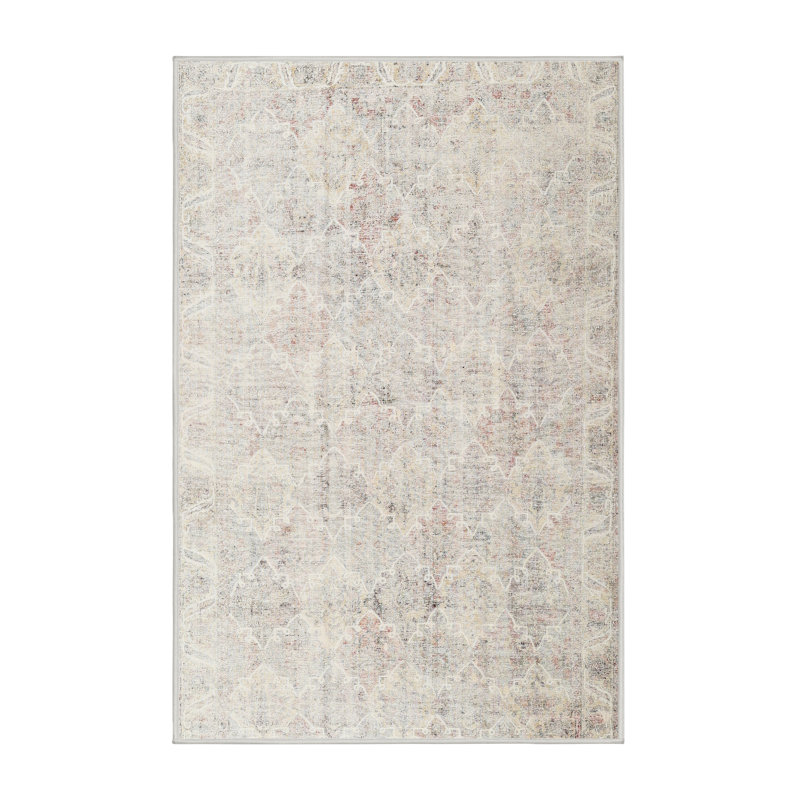 Tapis 100% traditionnel lavable à la machine 3365, Rectangle 7 pi x 10 pi