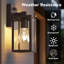Ensemble de 2 lanternes murales d'extérieur Dusk to Dawn (ampoules non incluses)-1826538059