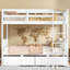 Lit superposé simple en bois d'hévéa simple avec 2 tiroirs, convertible en 2 lits simples, lit superposé simple avec échelle et garde-corps de sécurité-1876021739