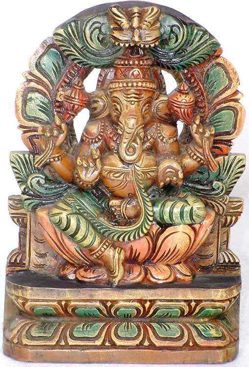 Ganesha assis à Lalitasana