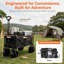 150L Festival Trolley Folding Camping Cart, Heavy Duty Beach Wagon