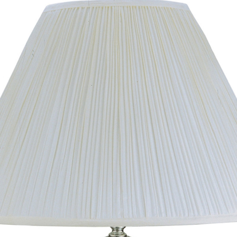 Lampe de table 1pc Elegant Crafted, Ivoire ivoire, Blanc