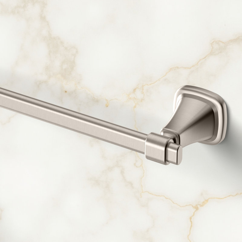 Beverly Towel Bar, 2.13" H x 20.13" W x 3.25" D, Satin Nickel