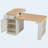 59.5" Kitchen Island with Extendable Dining Table, Kitchen Storage Table with Double-sided Storage, Kitchen Island with 2 Drawers, Power Outlet, Side Open Shelves, for Kitchen, Dining Room, White-128964677