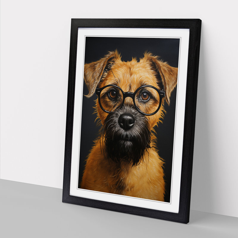 XYZ-FRM-V1223-188 Print, Black Framed, 46cm H x 34cm W